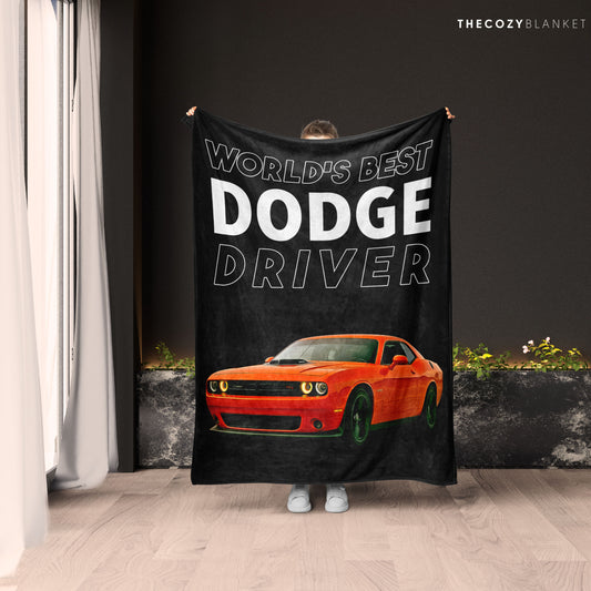 Customized World Best Car Photo Blanket Personalize Your Car Brand