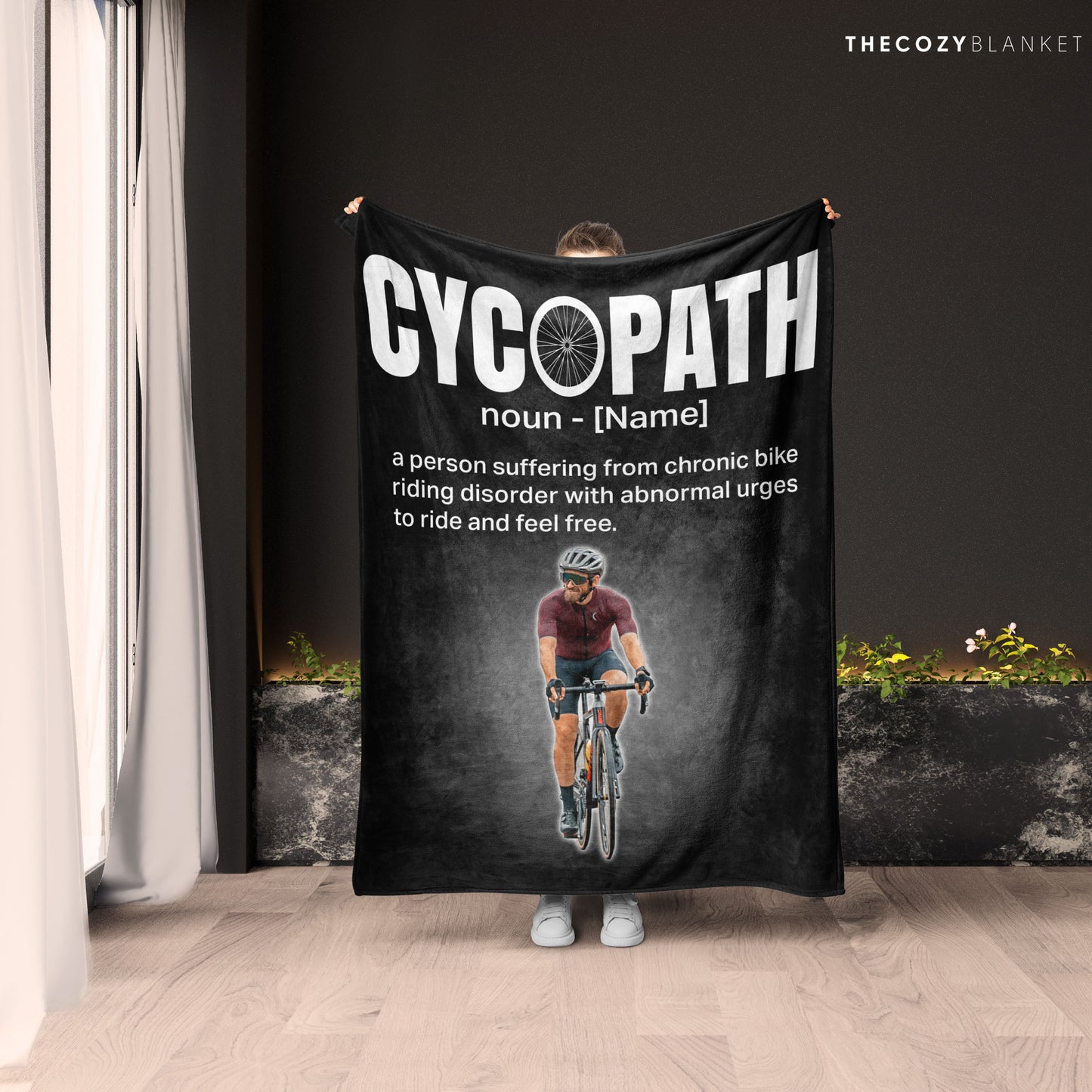 Customized Name with Bicycle Photo Cycopath