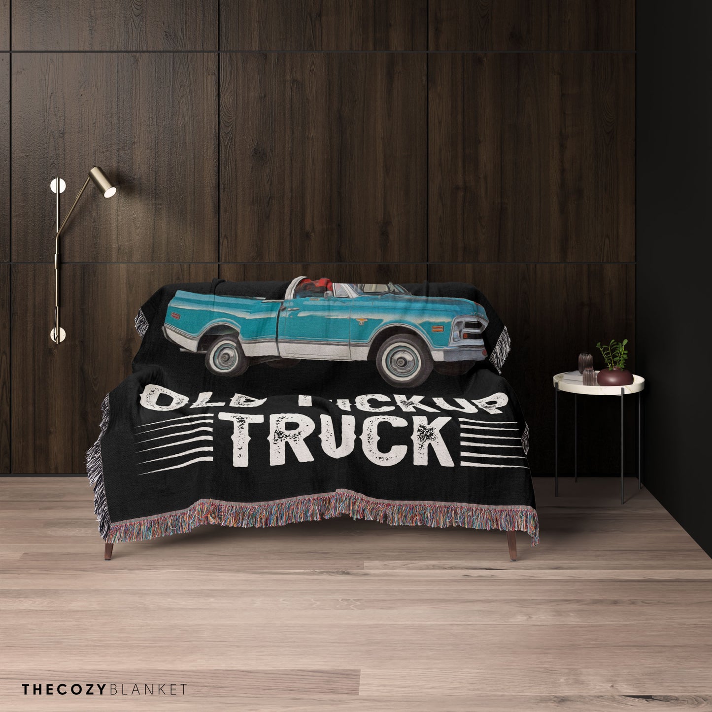 Customized Car Photo Blanket Gift for Truck Lover