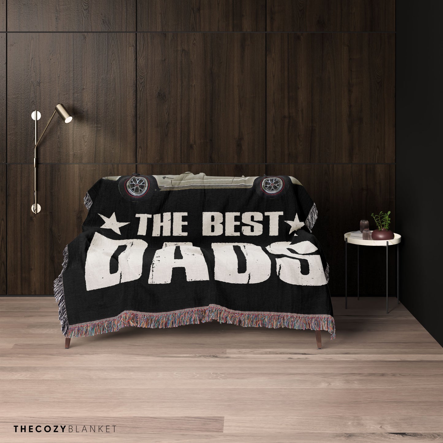 Customized Car Photo Blanket Gift for Dad