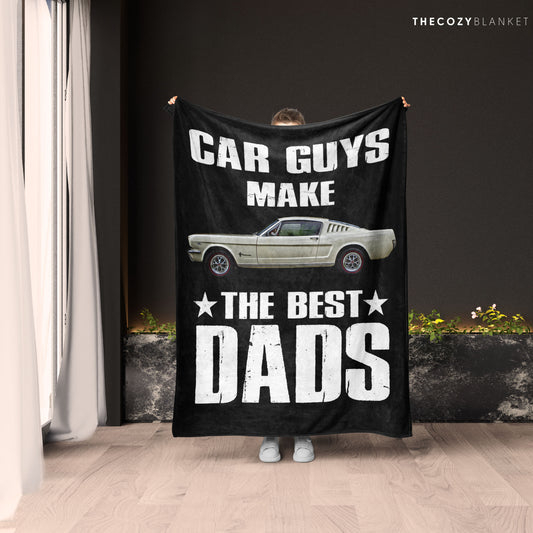 Customized Car Photo Blanket Gift for Dad