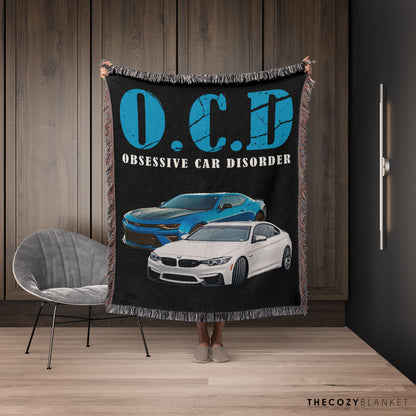 Customized Car Photo with Funny Saying Obsessed Car Disorder