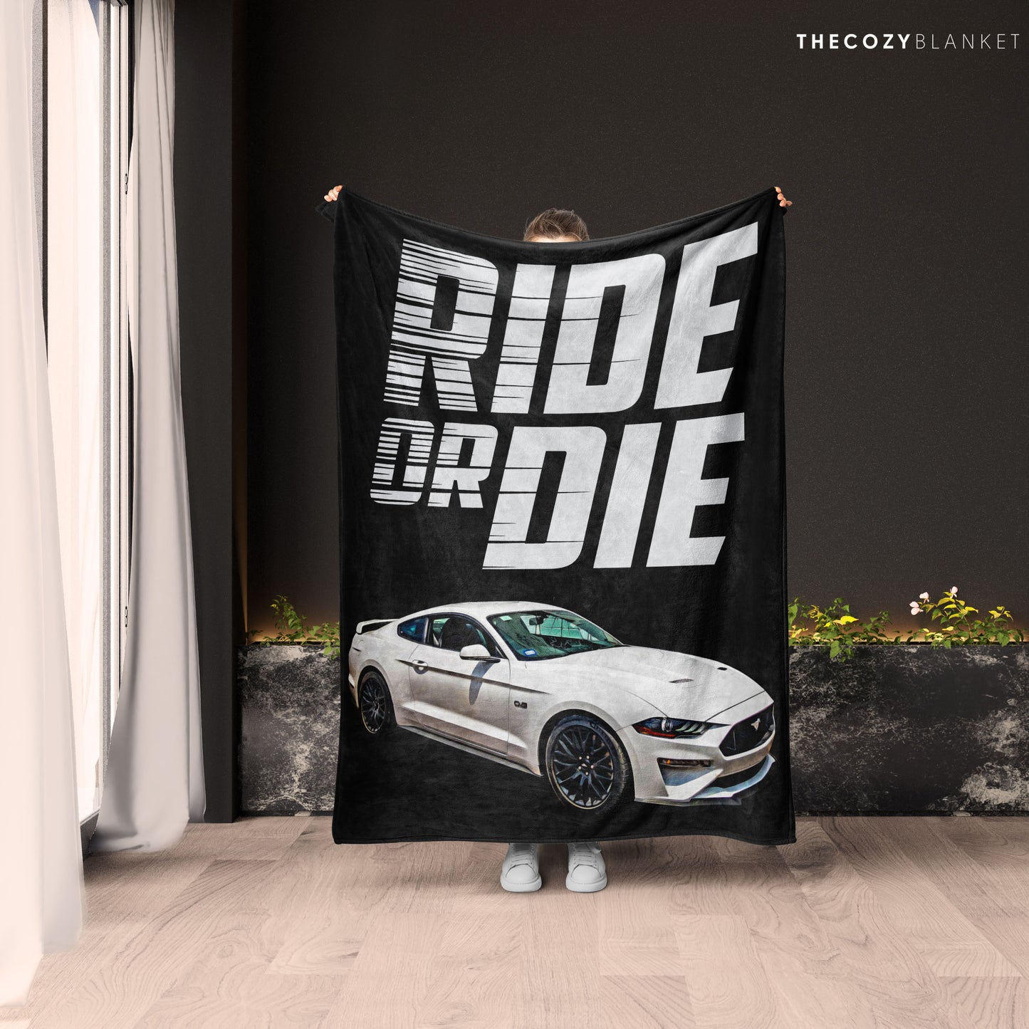 Customized Car Photo Blanket Gift for Your Boyfriend