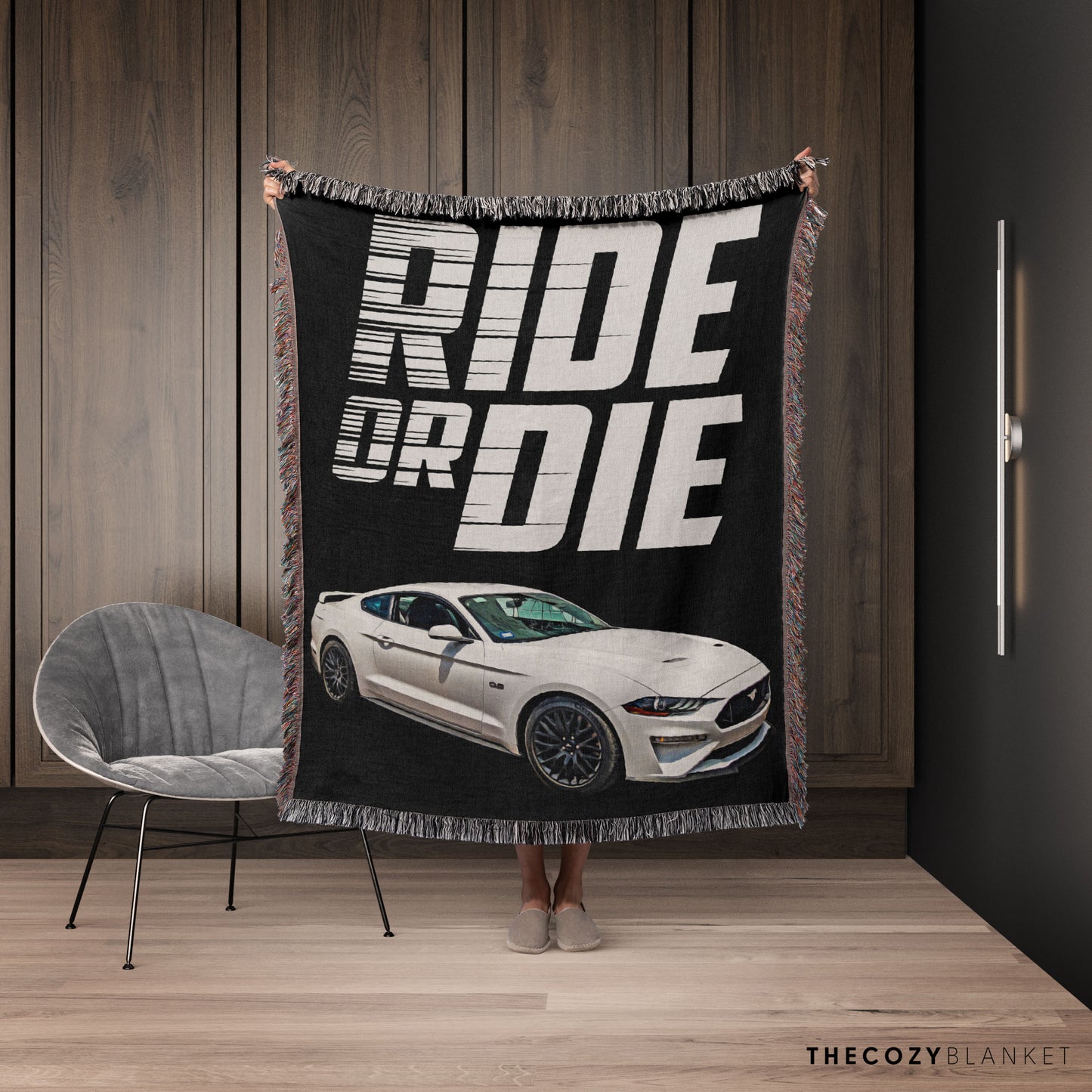 Customized Car Photo Blanket Gift for Your Boyfriend