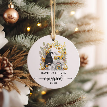 Cherish Your First Christmas Together Ornaments Gift for Newlywed