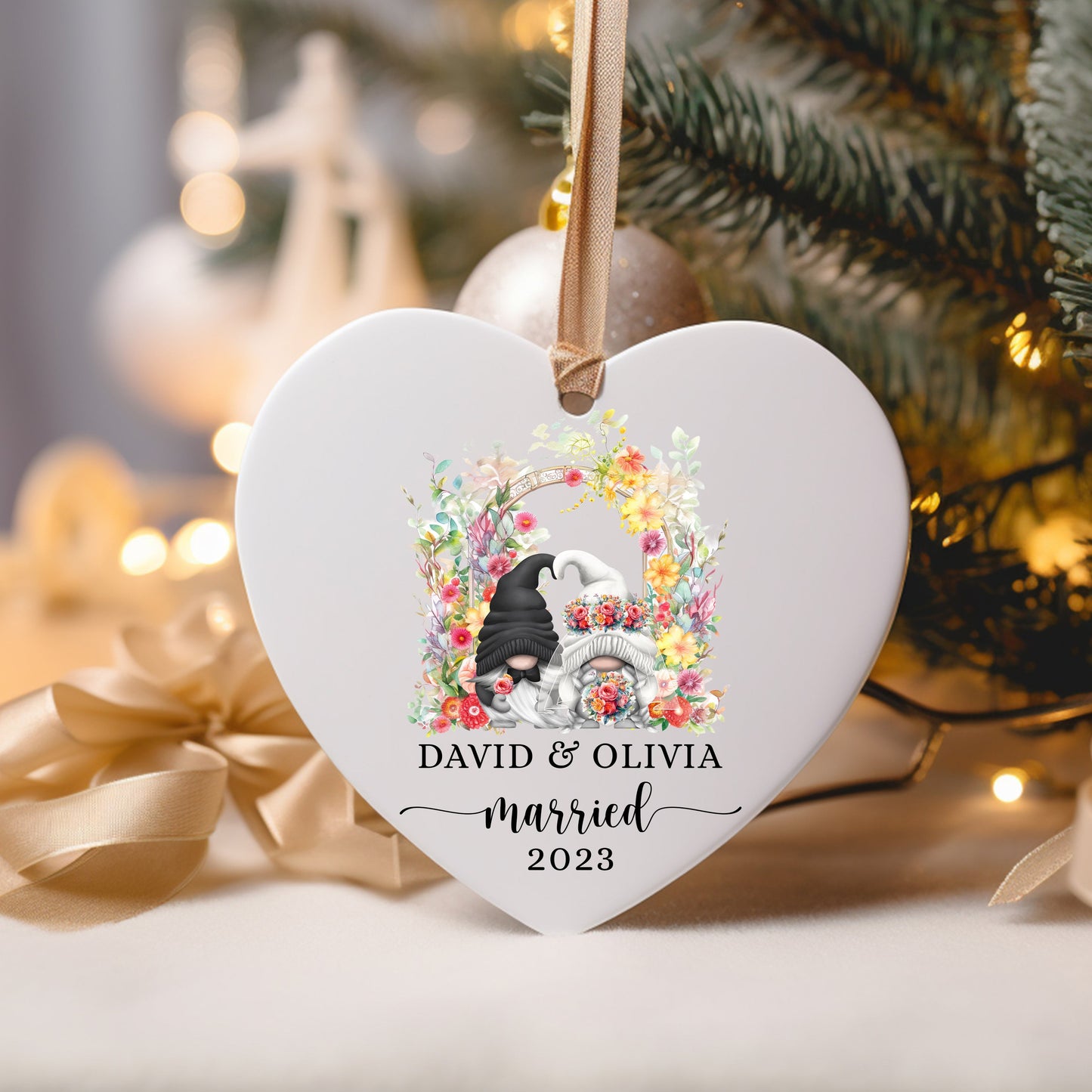 Crafted with Love: Unique Ornaments for Newlyweds' First Christmas